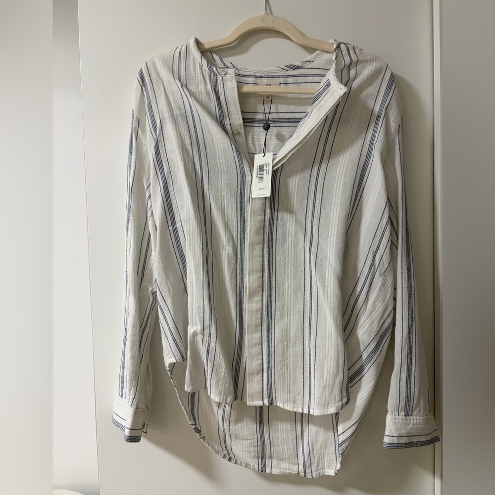 AG Striped Button-Down Shirt